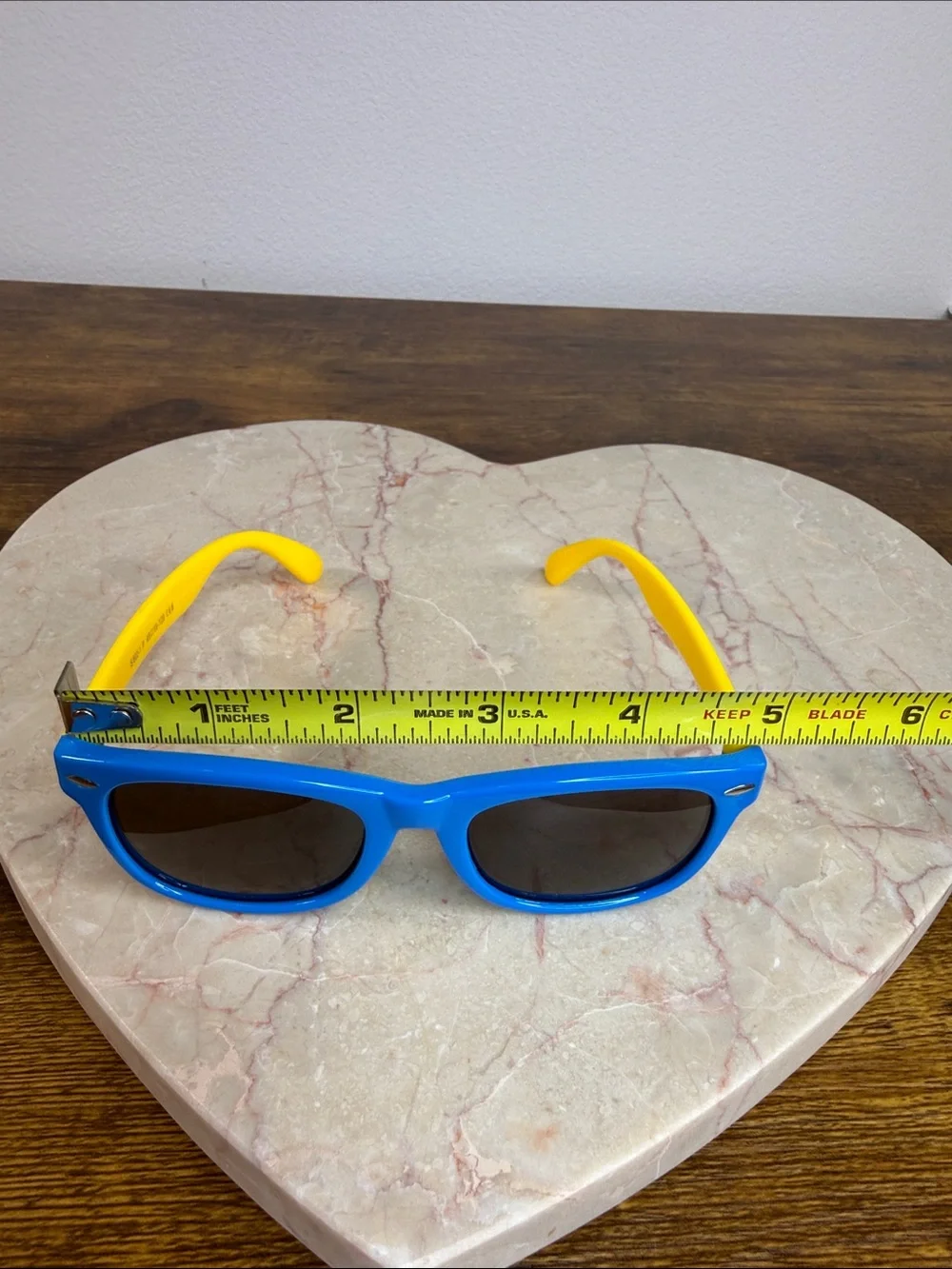 Kids Blue and Yellow Sunglasses